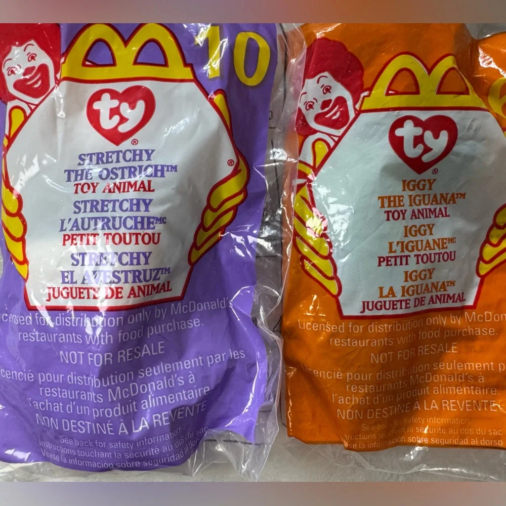 VTG McDonalds Ty Beanie Baby Stuffed Animal Set 6 Pc Bundle Toy Kids Fun NWT - Picture 4 of 7